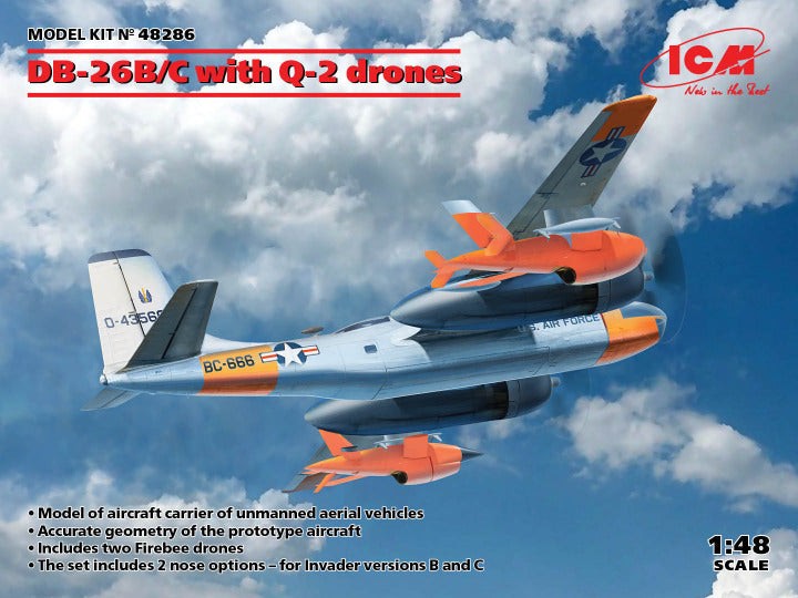 USAF  DB-26B/C with Q-2 drones 1:48 48286