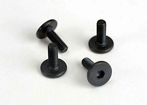 Screws 3x10mm flat-head machine (hex drive) (4)