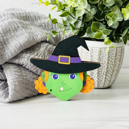 Pheasant & Needham Home Decor & Crafts - DIY Witch Magnet Kit HALLOWEEN