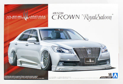 Aoshima 08553 Vlene AWS210 Crown Royalsaloon G (TOYOTA) '12 1/24 Scale Kit