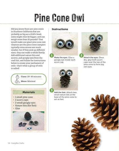 Fox Chapel Publishing - Campfire Crafts - 70+ Screen-Free Outdoor Projects Book
