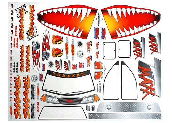 Decal sheet Jaws T-Maxx