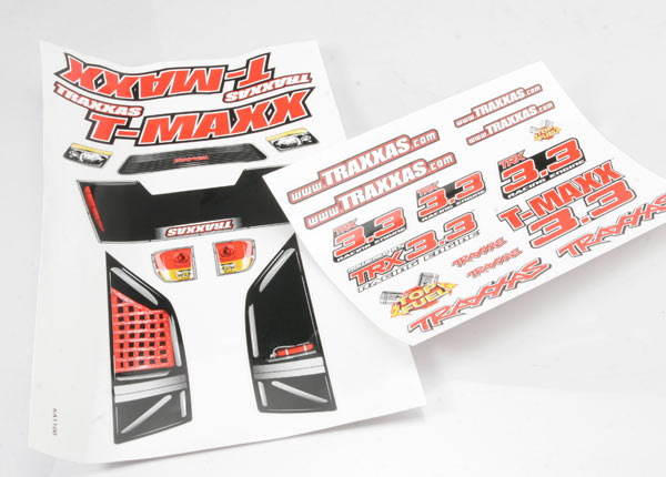 Decal sheets T-Maxx 3.3 (long wheelbase) (model 4908)