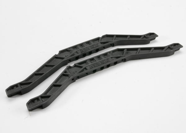 Chassis braces lower (black) (for long wheelbase chassis) (2)