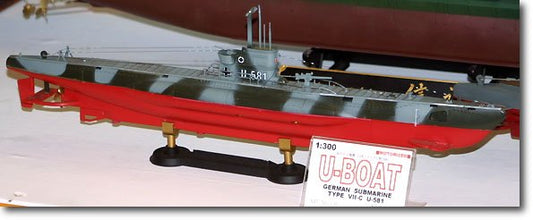 DOYUSHA 1/150 GERMAN U-BOAT U-581 PLASTIC MODEL KIT