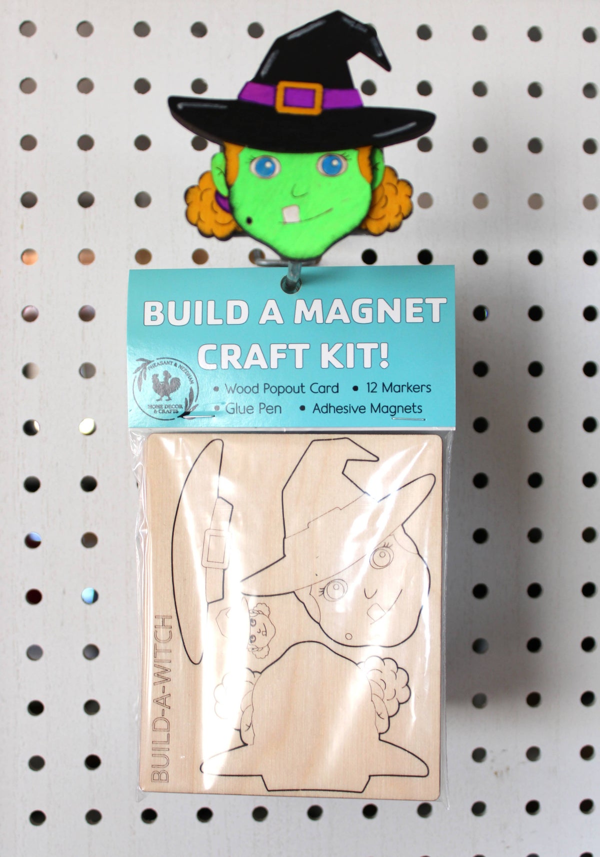 Pheasant & Needham Home Decor & Crafts - DIY Witch Magnet Kit HALLOWEEN