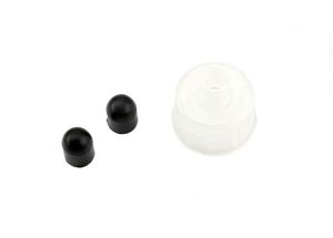 Rebuild kit fuel filler bottle (includes bottle lid (1) and dispensing tube caps rubber (2) (fits 8mm or 5/16" dispensing tube))