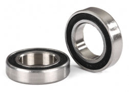 Ball bearings black rubber sealed (12x21x5mm) (2)