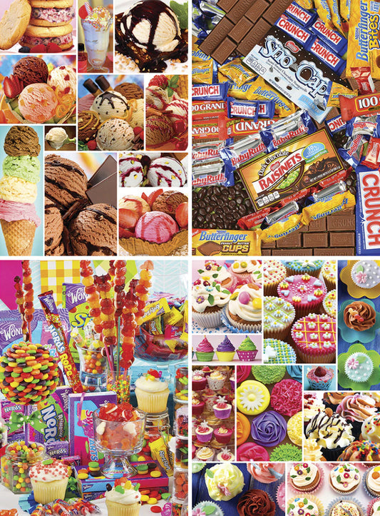 Sweet Shoppe - 4 Puzzle Assortment 500pc Puzzles