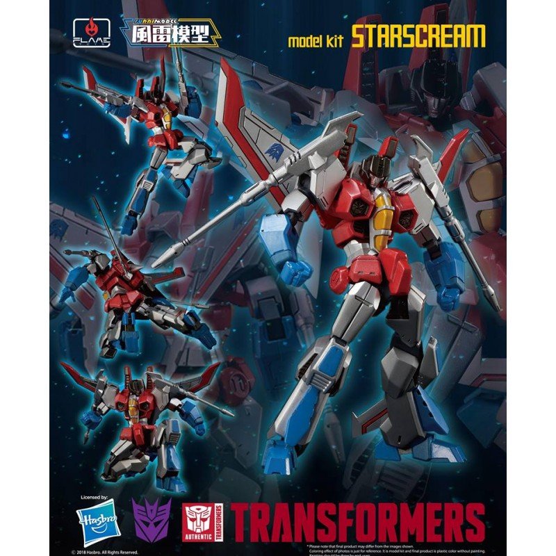 Flame Toys Furai 02 Starscream Plastic Model Kit, from
