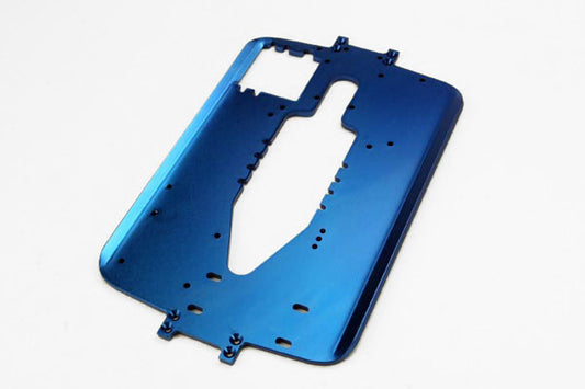Chassis 6061-T6 aluminum (4.0mm) (blue) (standard replacement for all Maxx series)