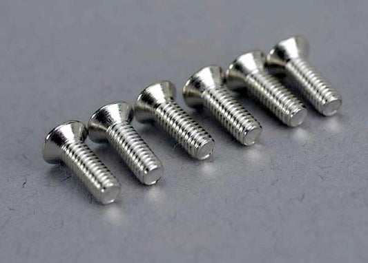 Screws 2.6x8mm countersunk machine (6)