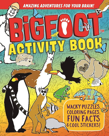 Fox Chapel Publishing - BigFoot Activity Book - Coloring & Stickers for Kids