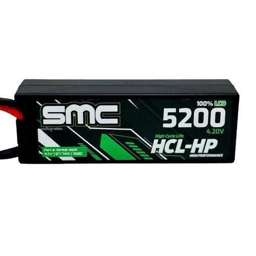 HCL-HP 7.4V-5200mAh 150C Hardcase   - Connector Options: Traxxas first gen. C..