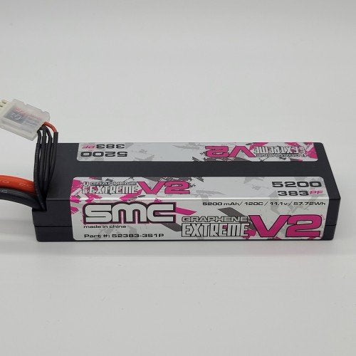 True Spec Extreme Graphene V2 11.1V 5200mAh 120C wired hardcase
