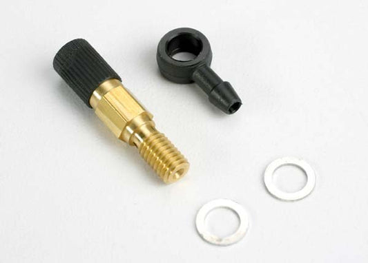 Needle assembly high-speed (with fuel fitting)/ 2.5x1.15mm O-ring (2)/ 5.3x7.8x.6mm crush washer (2) (TRX 2.5 2.5R)