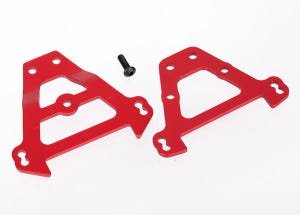 Discontinued - Bulkhead tie bars front & rear (red-anodized aluminum)