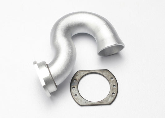 Header exhaust (tubular aluminum silver-anodized)/ spring mount (TRX 2.5 2.5R 3.3)