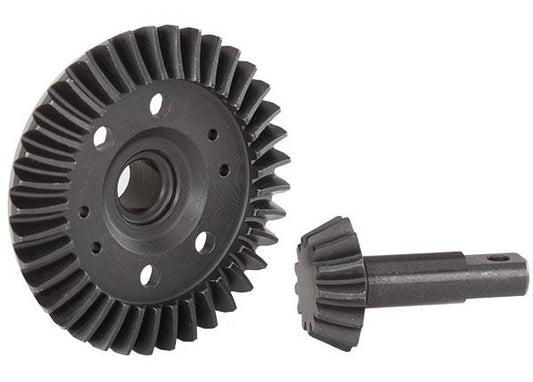 Ring gear differential/ pinion gear differential (machined spiral cut) (front)
