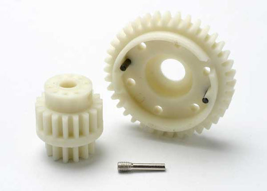 Gear set 2-speed wide ratio (2nd speed gear 38T 13T-18T input gears hardware)