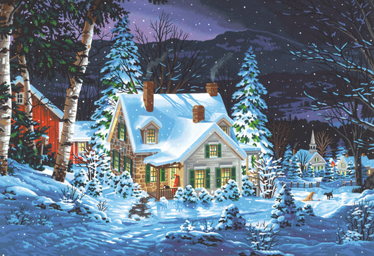 Paint Works Paint By Number Kit 20"X14"-Winter's Hush