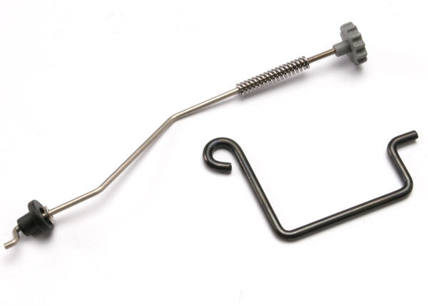 Linkage set rear brake (Revo) (Includes: brake lever/ rod (wire)/ brake spring/ brake adjustment dial/ rod guide bushing/ screw collar)