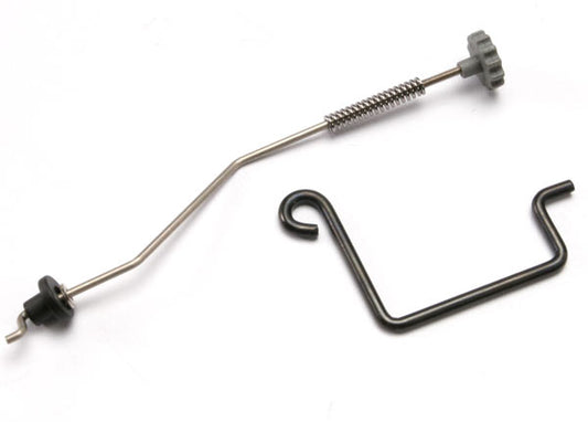 Linkage set rear brake (Revo) (Includes: brake lever/ rod (wire)/ brake spring/ brake adjustment dial/ rod guide bushing/ screw collar)