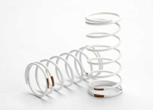 Spring shock (white) (GTR) (rear) (1.0 rate tan) (1 pair)