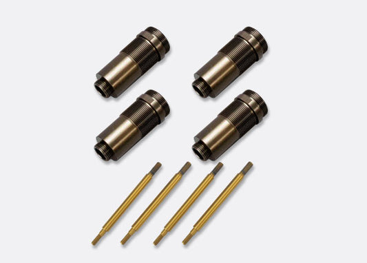 1/10 Aluminum GTR Shock Bodies w/ TiN Shafts (4)