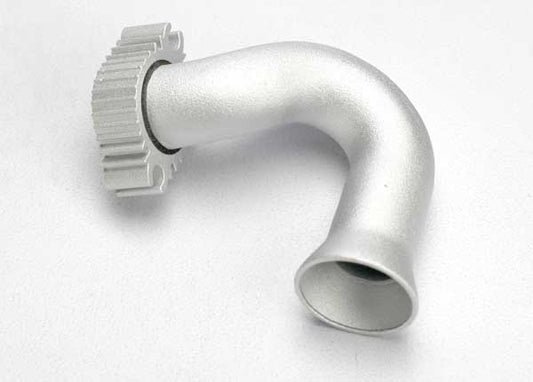 Header exhaust (Jato) (tubular aluminum clear anodized) (TRX 2.5 2.5R 3.3)