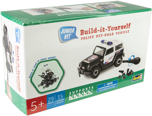 Junior Plastic Model Kit-Police Off Road Vehicle