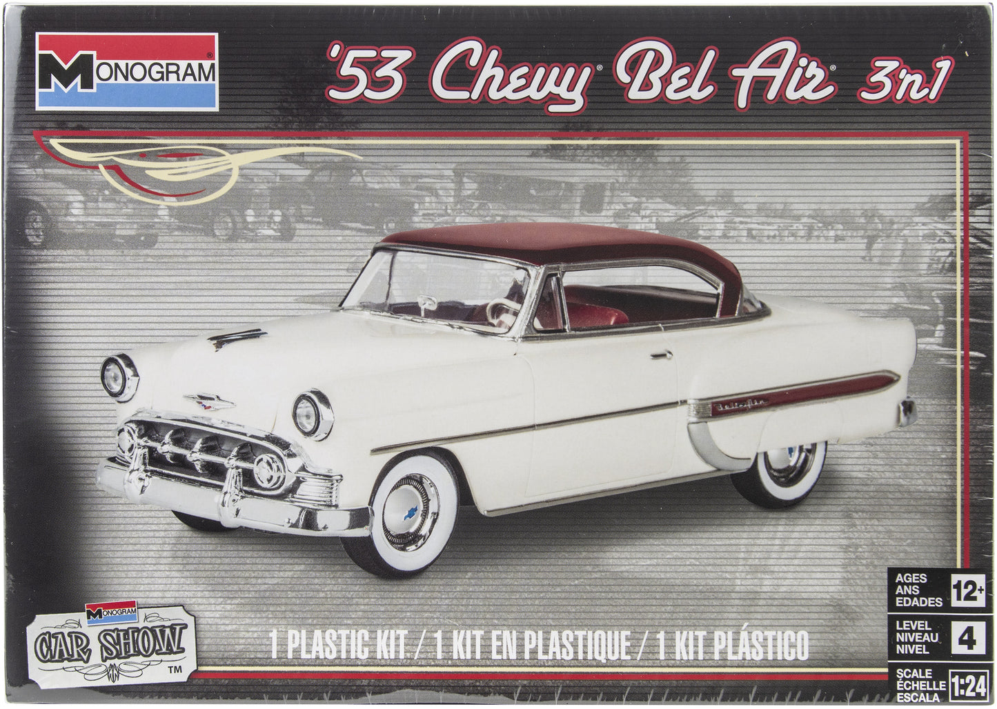 Plastic Model Kit-'54 Chevy Bel Air 3-In-1 1:24