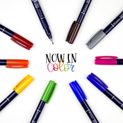 Tombow Fudenosuke Color Brush Pens 10/Pkg-