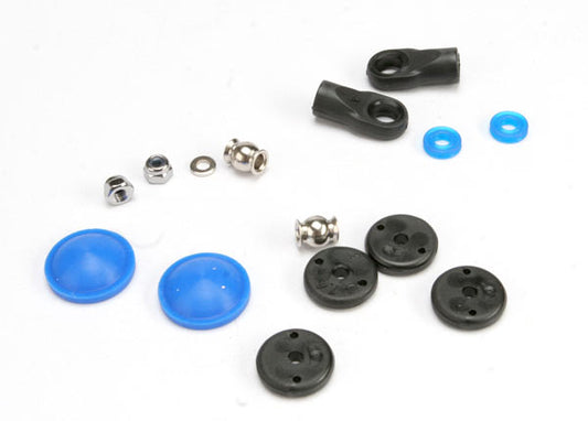 Rebuild kit GTR composite shocks (x-rings bladders all pistons piston nuts shock rod ends) renews 2 shocks