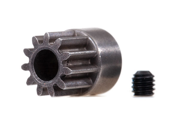 Gear 11-T pinion (0.8 metric pitch compatible with 32-pitch) (fits 5mm shaft)/ set screw