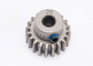Gear 20-T pinion (0.8 metric pitch compatible with 32-pitch) (fits 5mm shaft)/ set screw