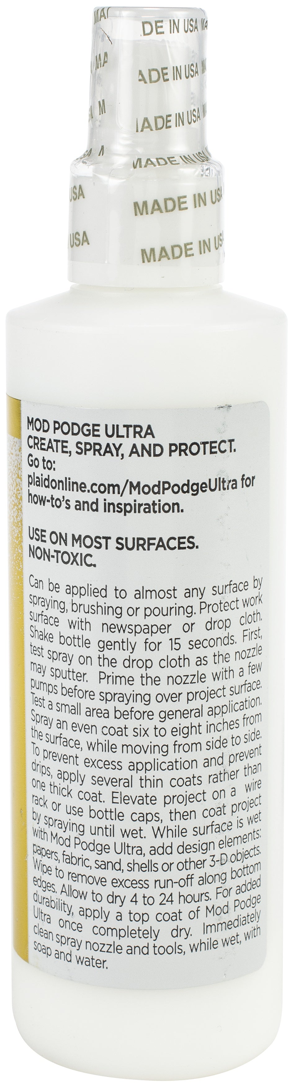 Plaid Mod Podge Ultra Matte Spray On Sealer-8oz