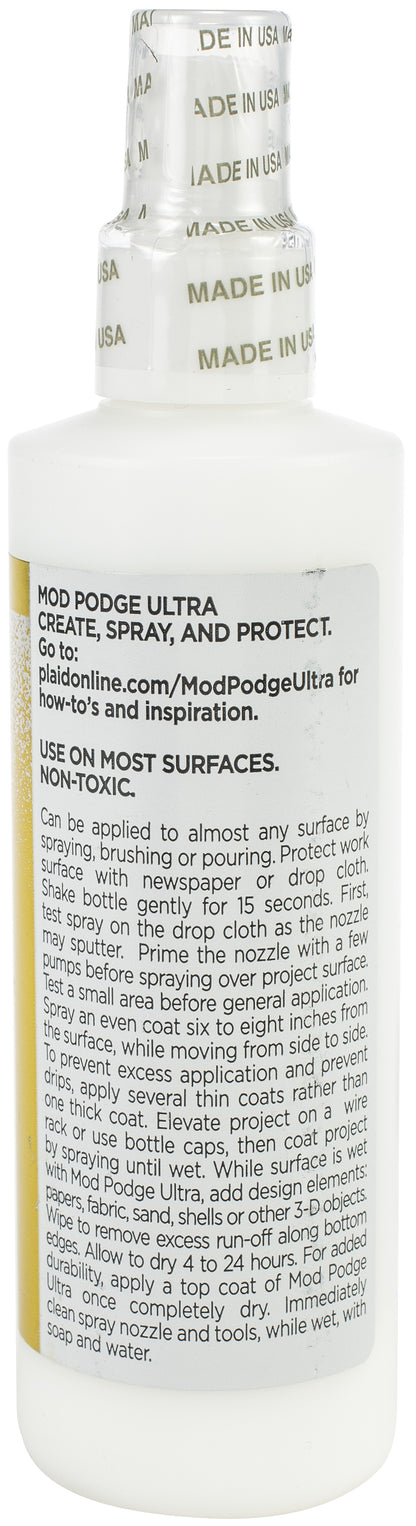 Plaid Mod Podge Ultra Matte Spray On Sealer-8oz