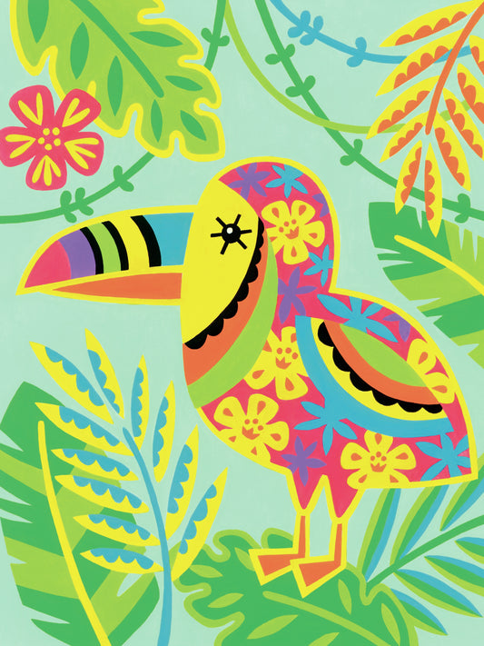 Paint Works Paint By Number Kit 9"X12"-Toucan