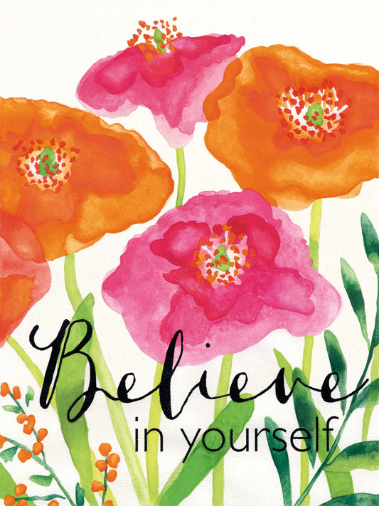 Paint Works Watercolor Paint By Number 9"X12"-Believe In Yourself