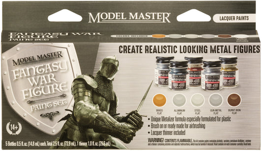Testors Model Master Theme Paint Set 6/Pkg-Fantasy War Figure Colors