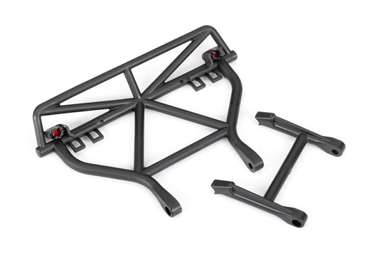BUMPER REAR MNT/LENS LED BLK