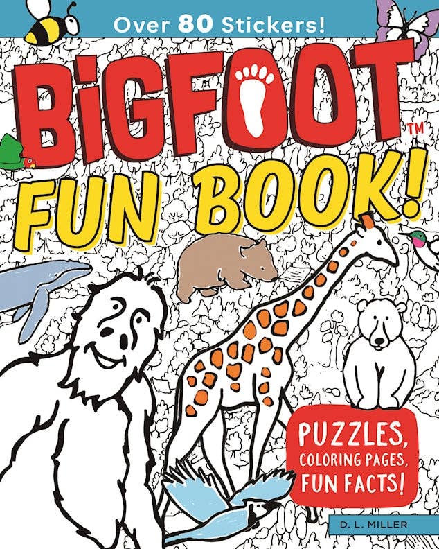 Fox Chapel Publishing - BigFoot Fun Book! - Kid's Coloring & Activities