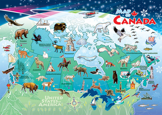 Canada Map (tray)