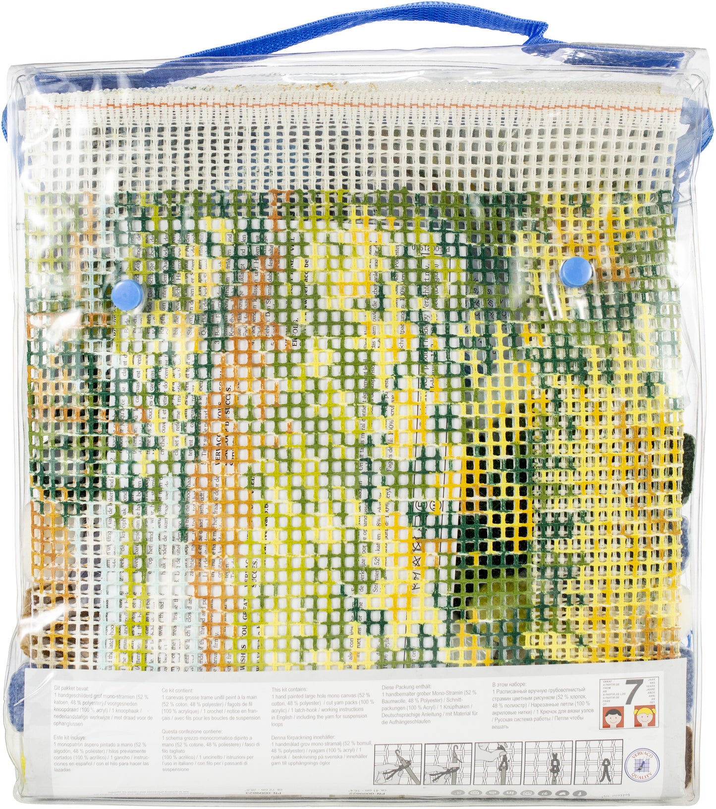 Vervaco Latch Hook Rug Kit 28"X20.4"-Mountain Landscape