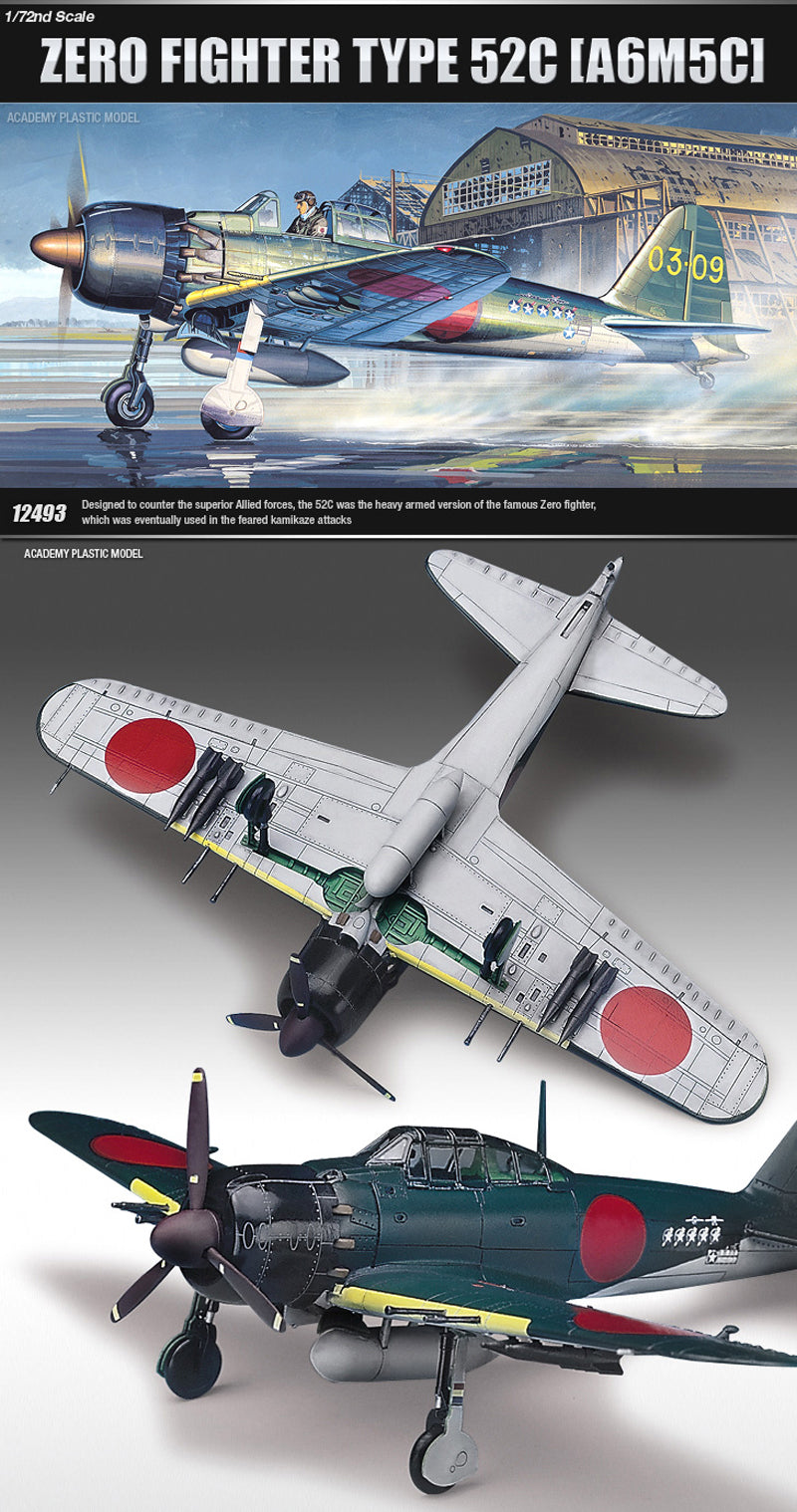 12493 1/72 Mitsubishi A6M5C Zero