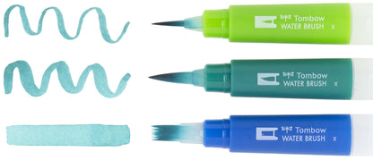 Tombow Dual Brush Water Brushes 3/Pkg-