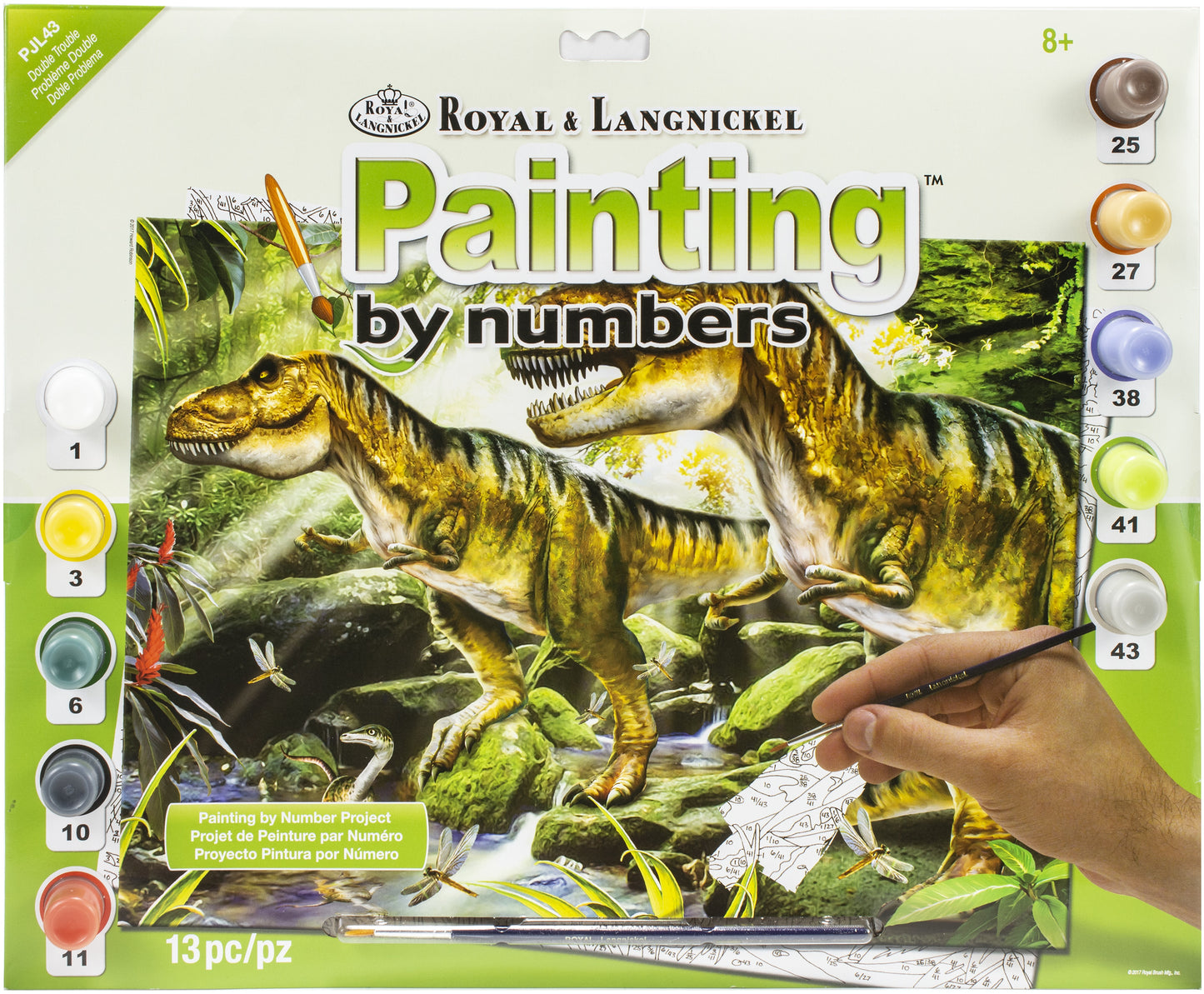 Junior Large Paint By Number Kit 15.25"X11.25"-Double Trouble