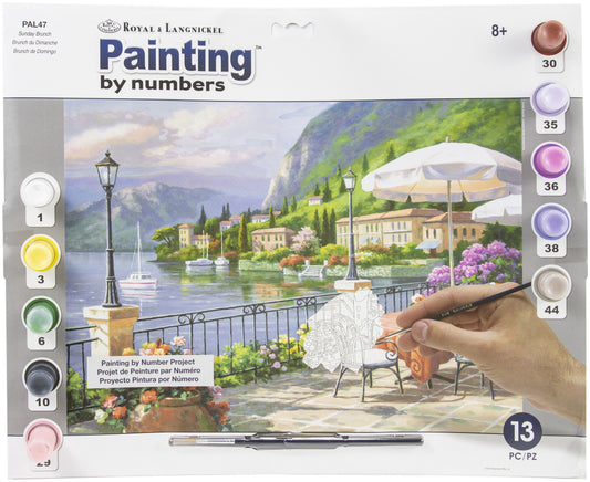 Paint By Number Kit 15.375"X11.25"-Sunday Brunch