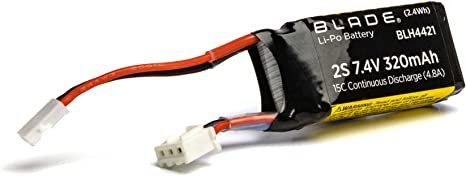 2S 320mAh LiPo: 150 FX